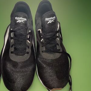 REEBOK FLASHFILM Black/White Women’s US 10 UK 7.5 sneakers Athletic Shoes Gym